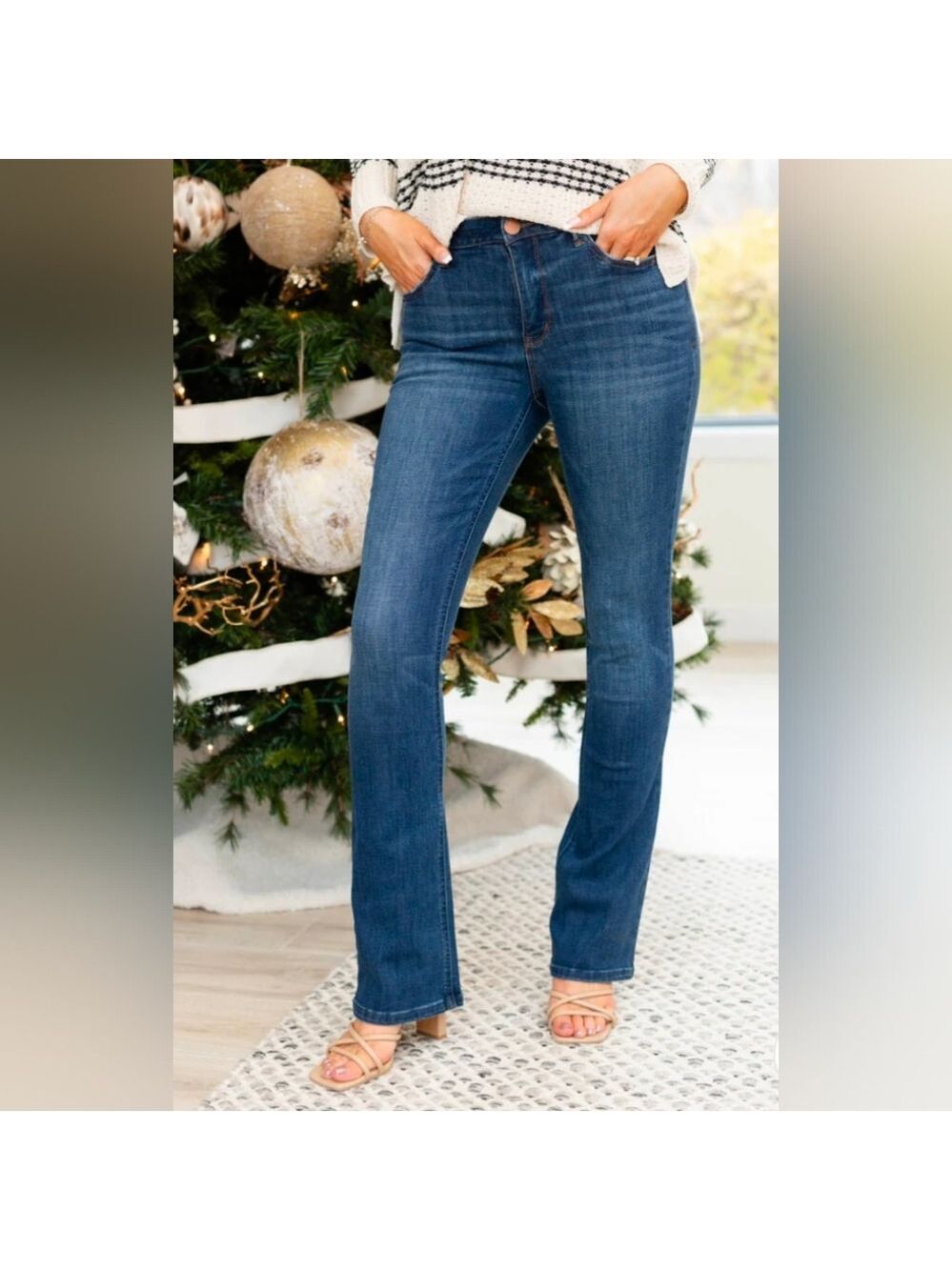 Democracy Ab Technology Itty Bitty Bootcut Jeans Size 10